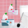 lovely Wall mounted double-deck Toilet suit Shelf clean Free punch household TOILET Toilet brush