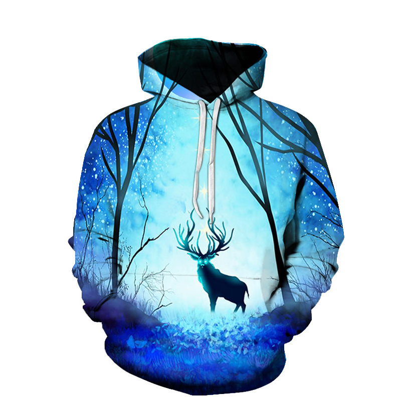 Jungen 3d Cartoon Anime Hoodie Übergröße Lockerer Kapuzenpullover_voghion.com