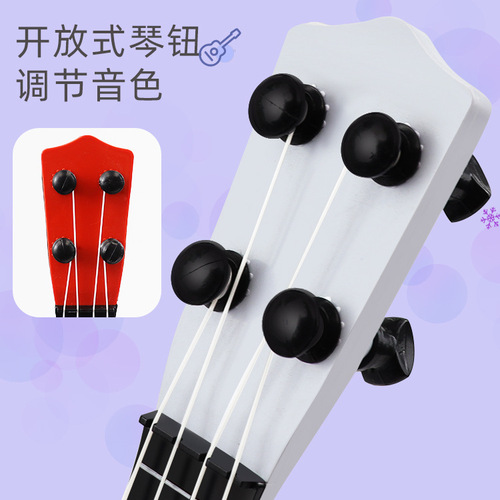 Children's small guitar toy 38CM playable simulation ukulele mini various guitar carrying case wholesale