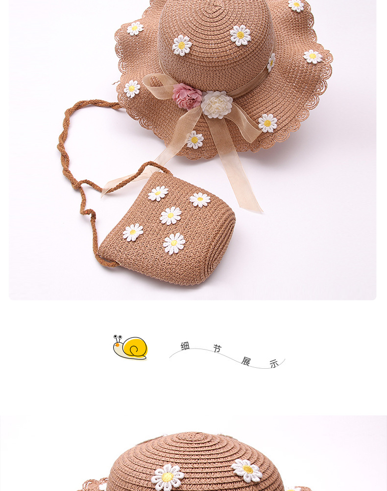 New Parent-child Straw Hat Shoulder Bag Children Adult Cute Hat Bag Summer Travel Collocation  Wholesale Nihaojewelry display picture 13