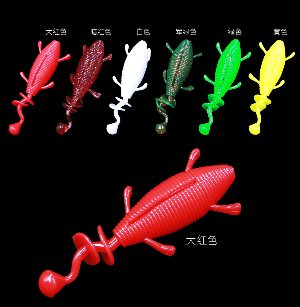 Suspending Worms Lures Soft Baits Carp Striped Bass Pesca Fishing Tackle SwimBait