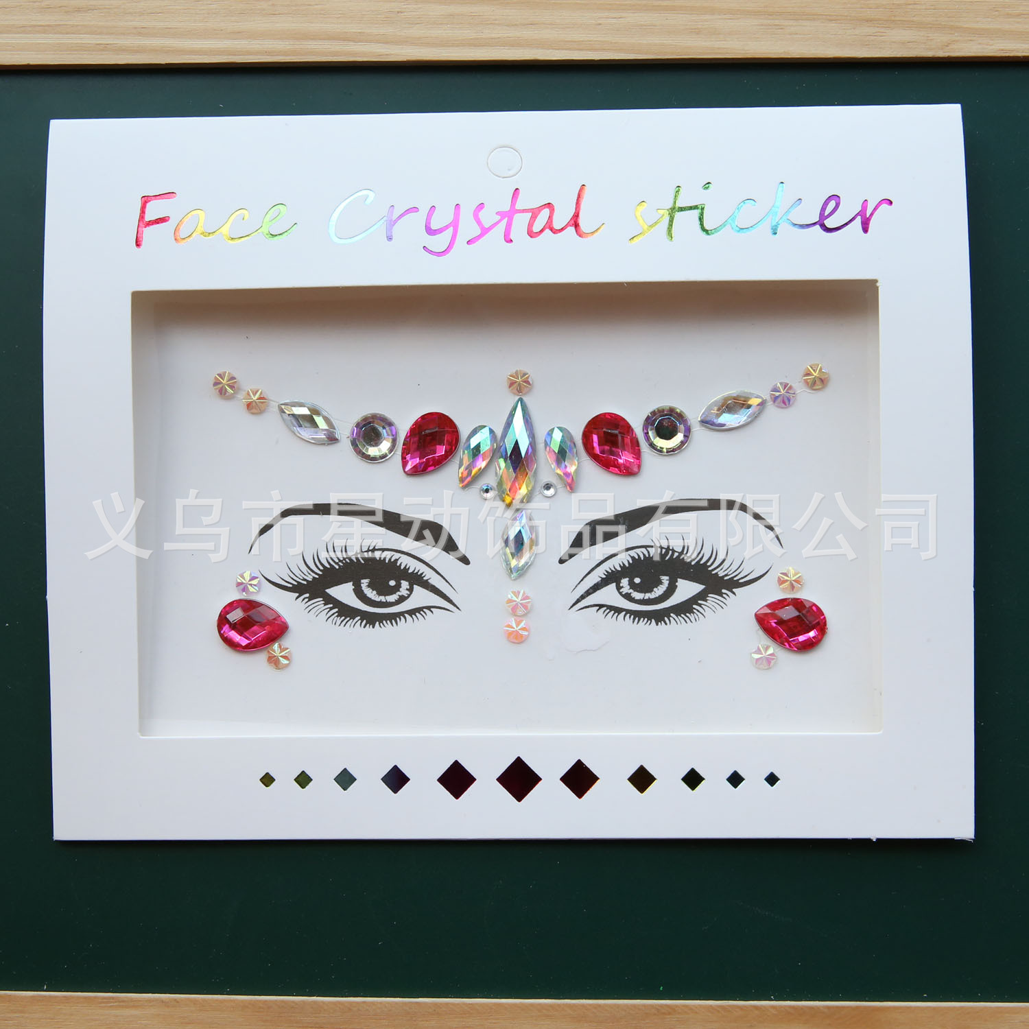 Crystals face sticker ˮü걦ʯ곧