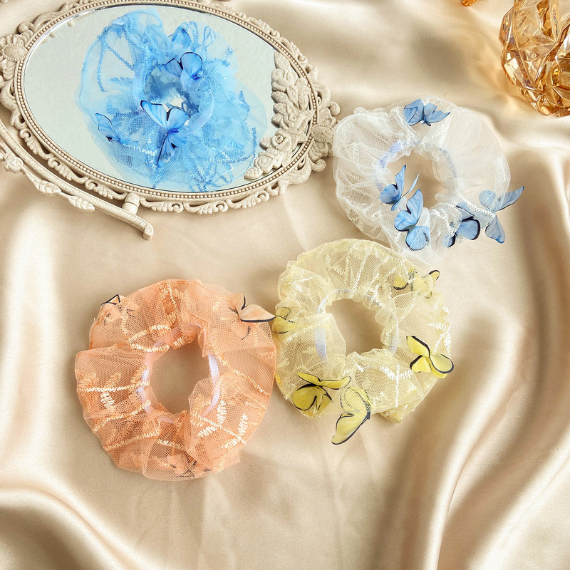 Hot Selling Fashion Butterfly Retro Hair Scrunchies display picture 3