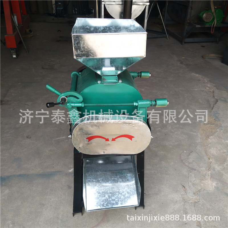 豆扁机批发价格  玉米破碎机  对辊花椒脱籽机  麦片机厂家报价