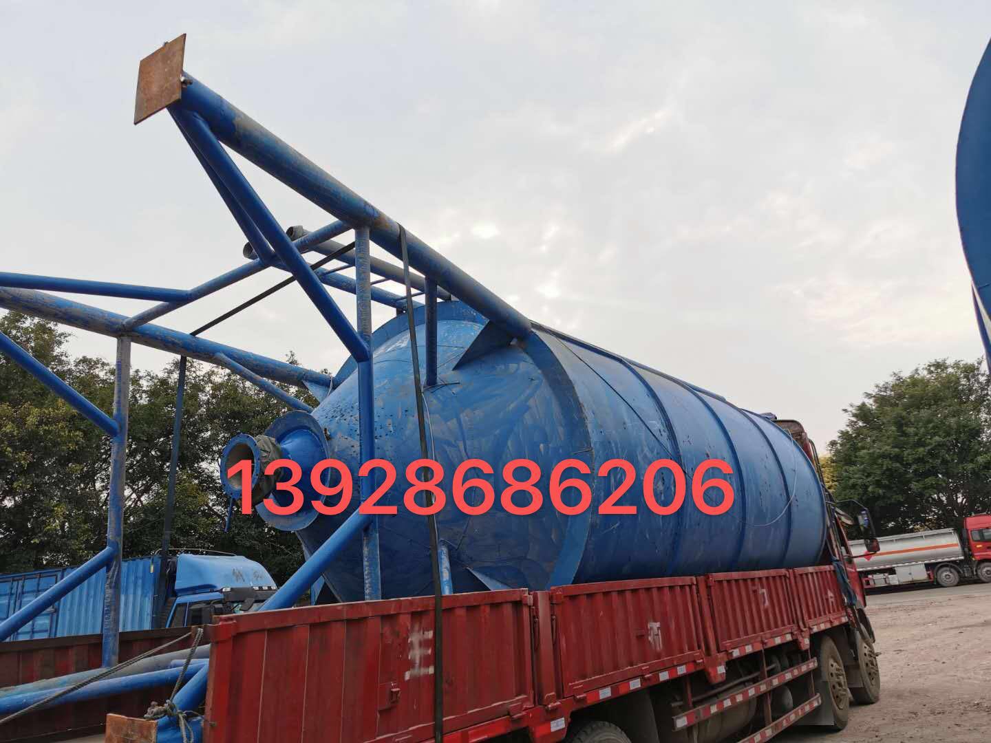 50T水泥罐、水泥罐租赁、水泥罐销售、免基础水泥罐、粉料储存罐