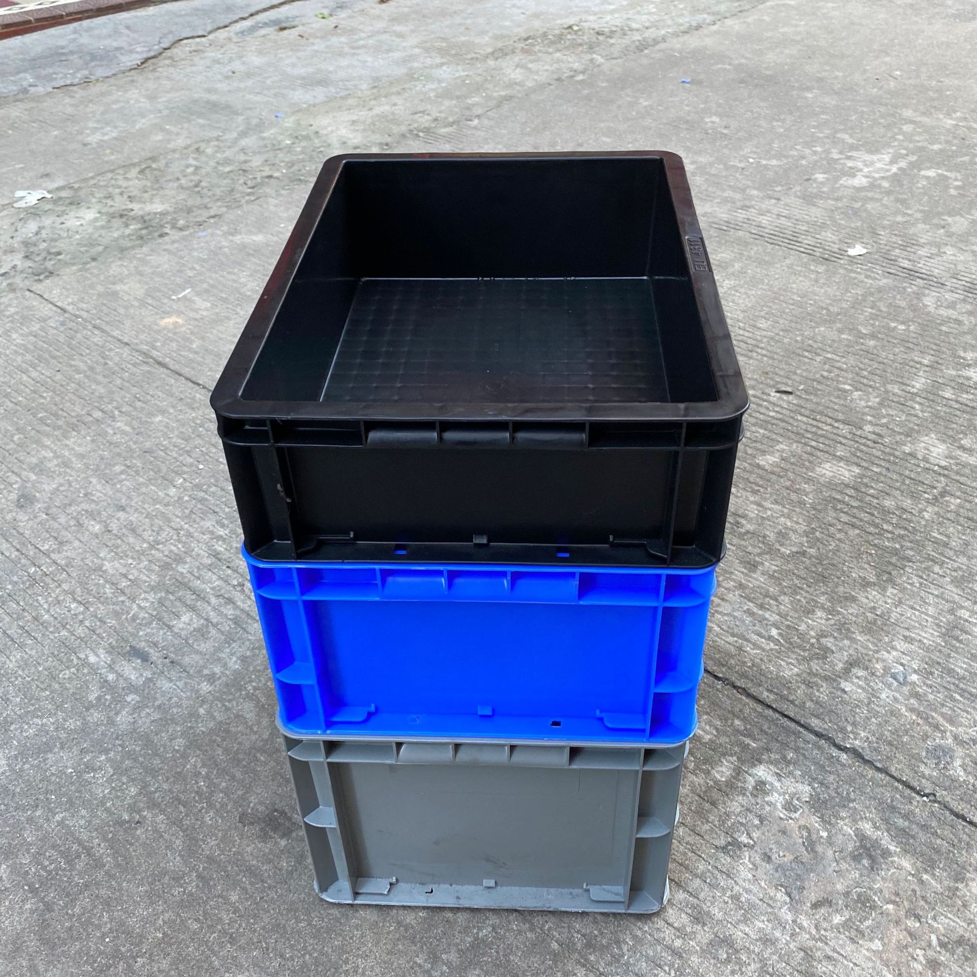 400*300*120厦门 泉州 福州防静电塑料周转箱EU4311物流塑料箱