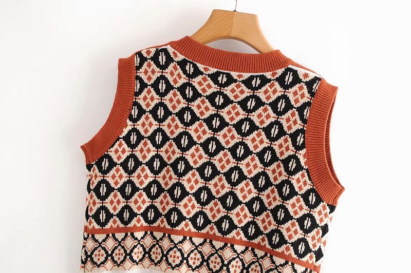 wholesale autumn retro vest loose women s vest NSAM6933