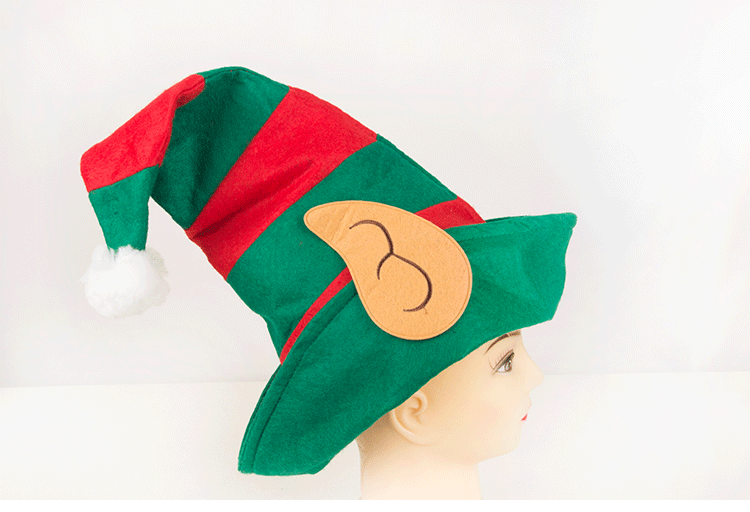 1 Piece Quantity Christmas Christmas Stripe Party Christmas Hat