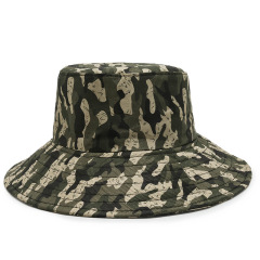 廠家直發漁夫帽春夏戶外遮陽帽迷彩帽子帶防風繩大沿遮陽帽勞保帽