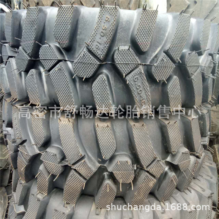 供应 农用机械轮胎6.50-16人字加密花纹轮胎 拖拉机轮胎