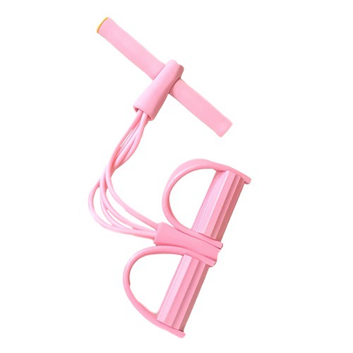 4-tubo engrosado pedal dispositivo de tensión función equipo de fitness hogar vientre fortalecimiento tensión cuerda sentada adelgazamiento cuatro tubos