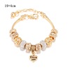 Metal golden bead bracelet, Amazon, wholesale