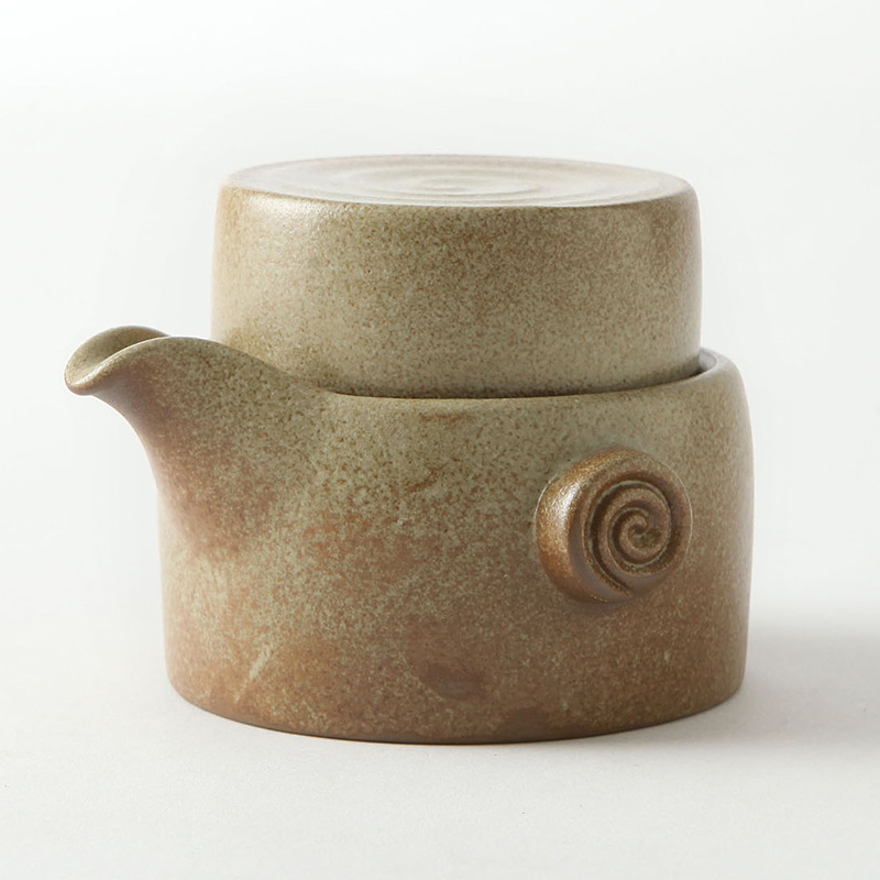 Pottery Ceramic Quick Cup Travel Tea Set Portable Purple Sand Stoneware One Pot One Cup Kiln-Turned Japanese Tea Cup