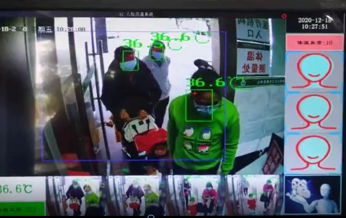 Sanyong температуры измерения безопасности двери температура измеряя дверь Быстрое измерение температуры оборудования больницы температуры измеряя двери безопасности человеческого тела Быстрый скрининг двери