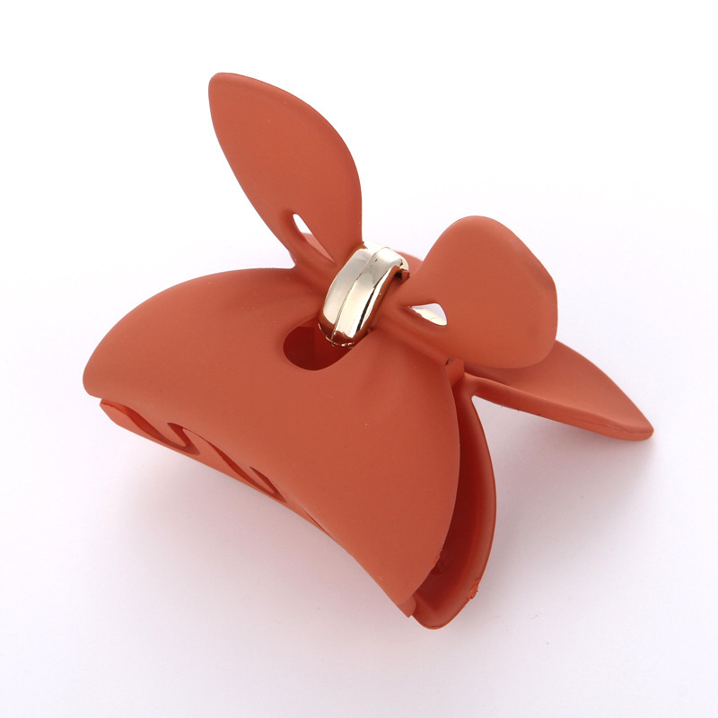 Korea Cute Bow Solid Color Catch Clip display picture 4