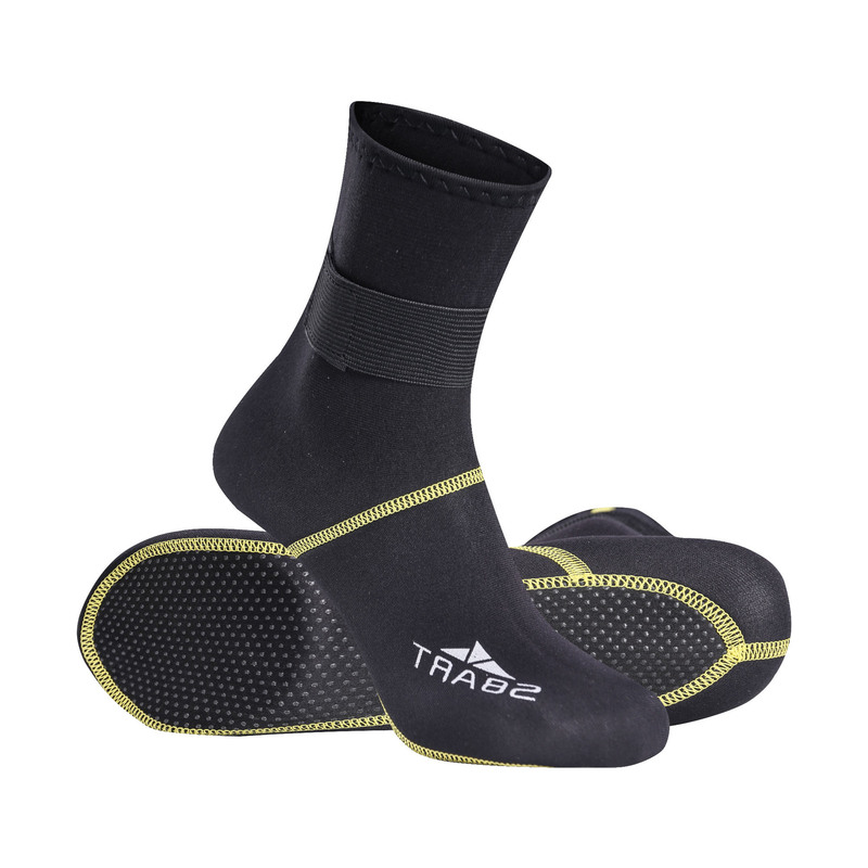 Adult diving socks thickened Anti-slip bottom diving socks winter swimming socks with Velcro sbart-3MM