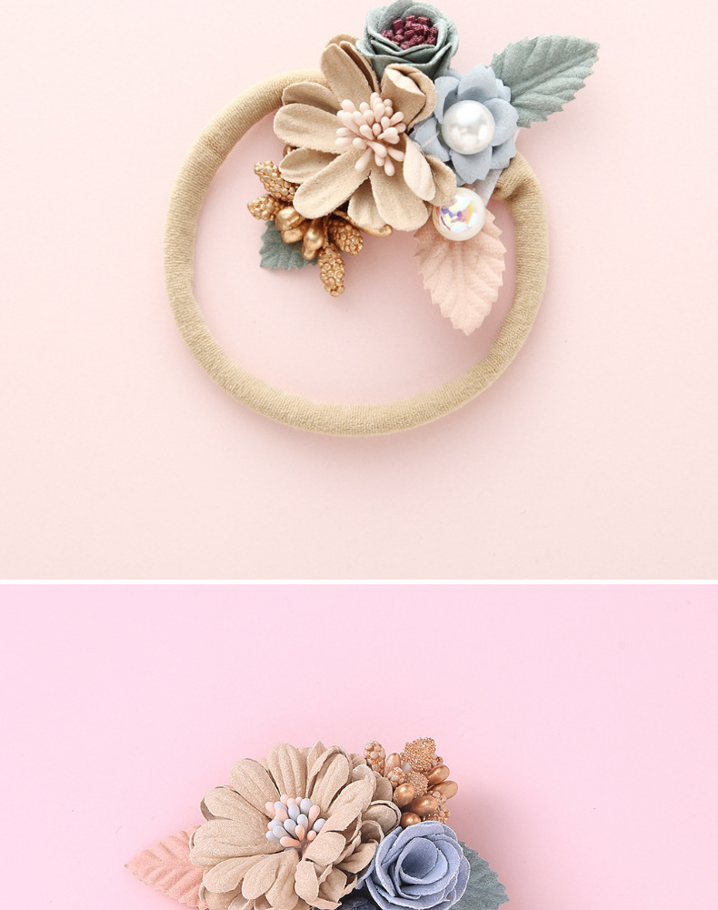 Cute Flower Nylon Hair Tie display picture 2