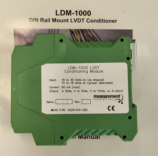 LVDT，RVDT位移传感器配套仪表DIN轨道安装通用常规型