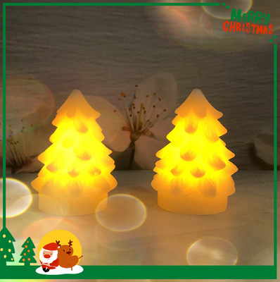 圣诞节圣诞树桌面灯挂件摆件装饰品礼品场景布置迷你型拍照道具