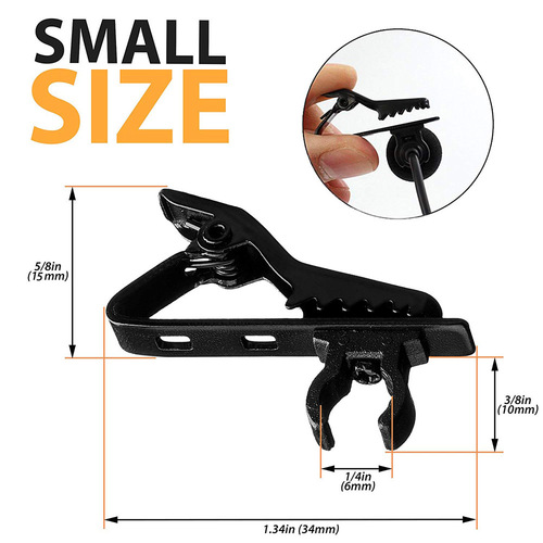 GAZ-140C lavalier microphone clip universal microphone metal clip lavalier microphone accessories