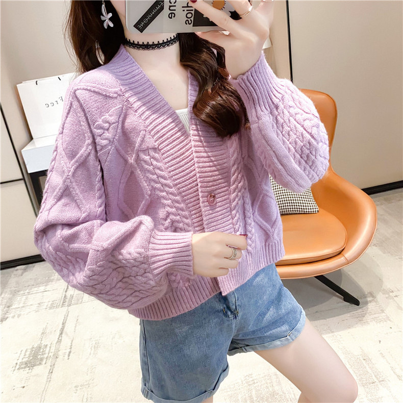 women s solid color loose knitted cardigan nihaostyles clothing wholesale NSBY76912