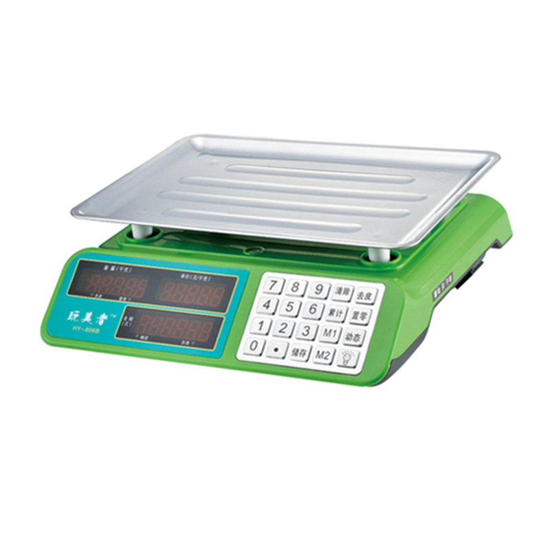 外贸英文版电子计价秤电子台秤电子秤 电子厨房秤水果秤30kg/40kg