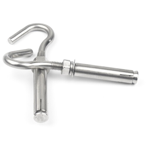 Factory direct sales 304 stainless steel expansion hook with hook screw water heater pop-up hook 201 circles full specifications