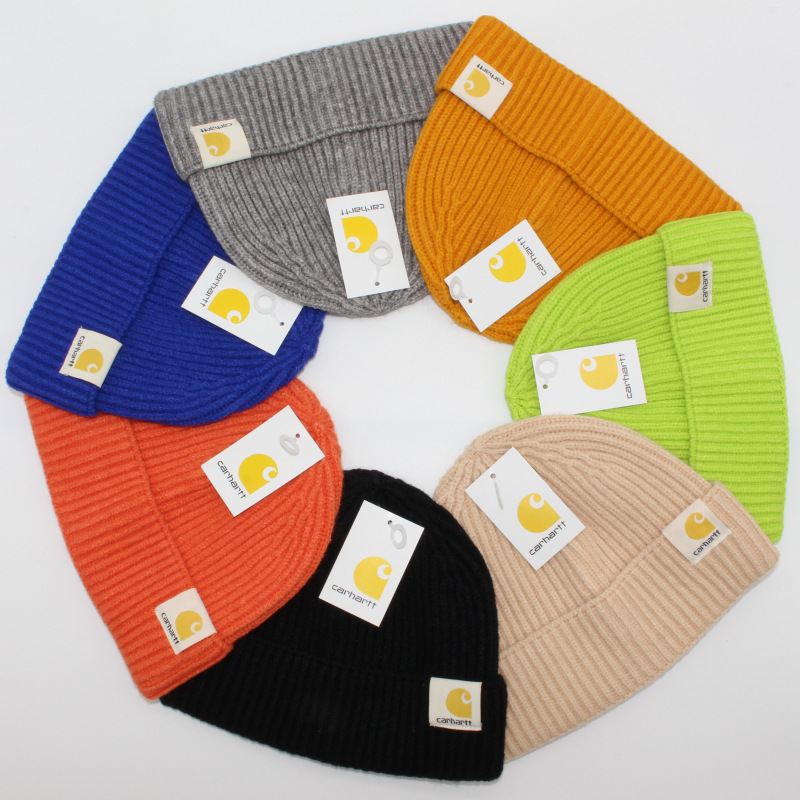 In stock cored yarn melon hat men's and women's fashion brand cold hat floor main hat yuppie hat