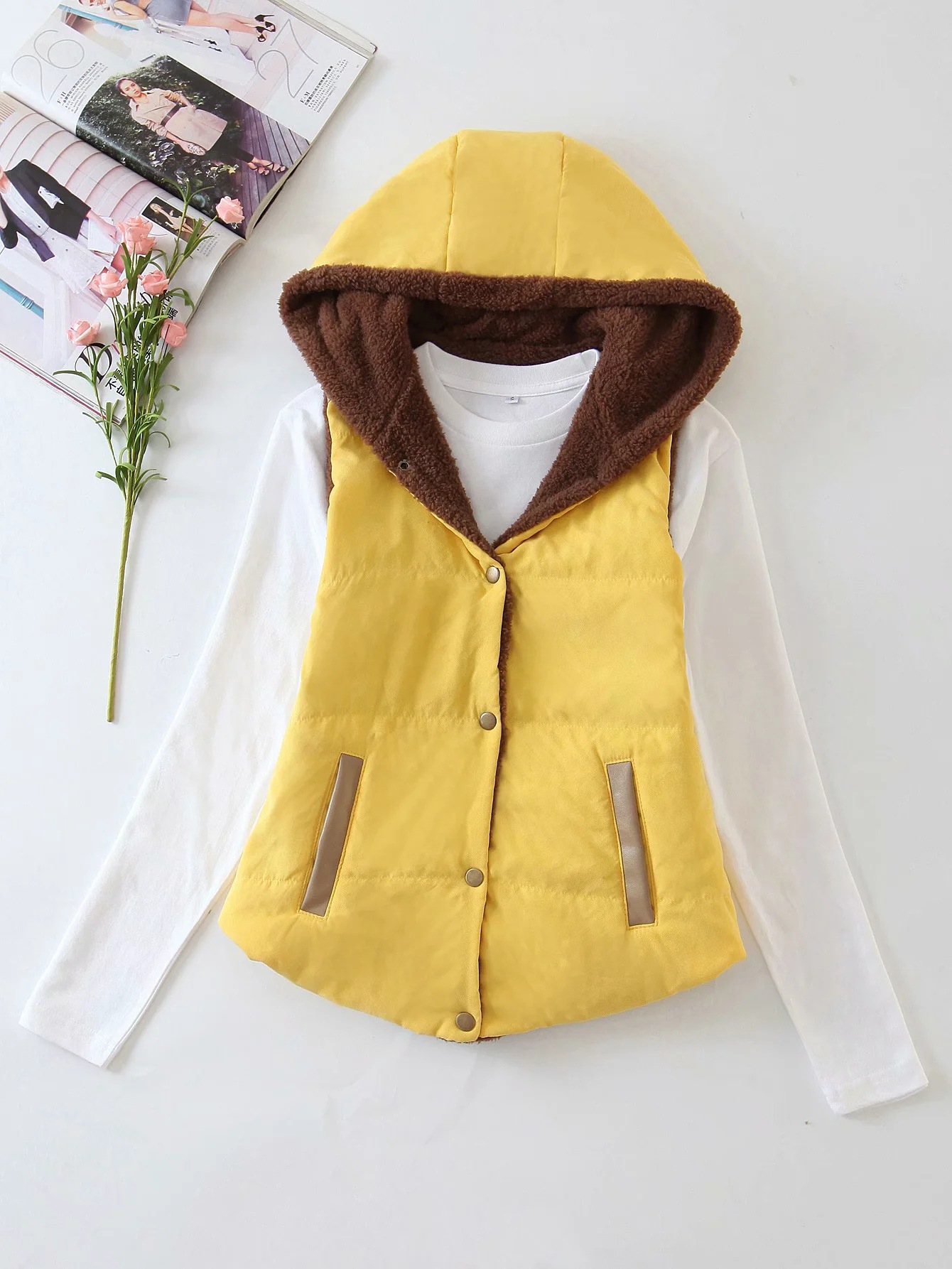 Gilet femme en coton - Ref 3434818 Image 7