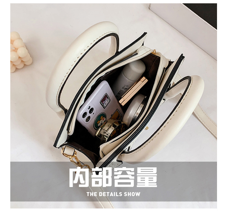 Autumn And Winter New Fashion Embroidery Thread Tote Portable Messenger Bag display picture 31