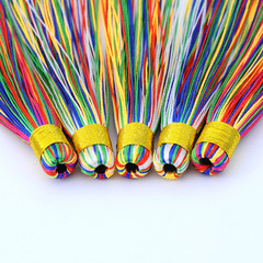 Factory wholesale 7mm colorful tassel vertical tassels for sachets, car hanging tassels.
