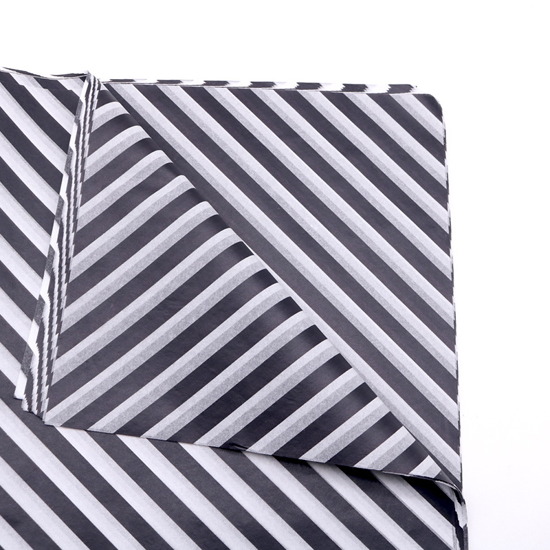 Suministro directo de fábrica 20 estrella de cinco puntas raya de lunares oro caliente y papel de copia de plata forro de regalo embalaje de papel de pera