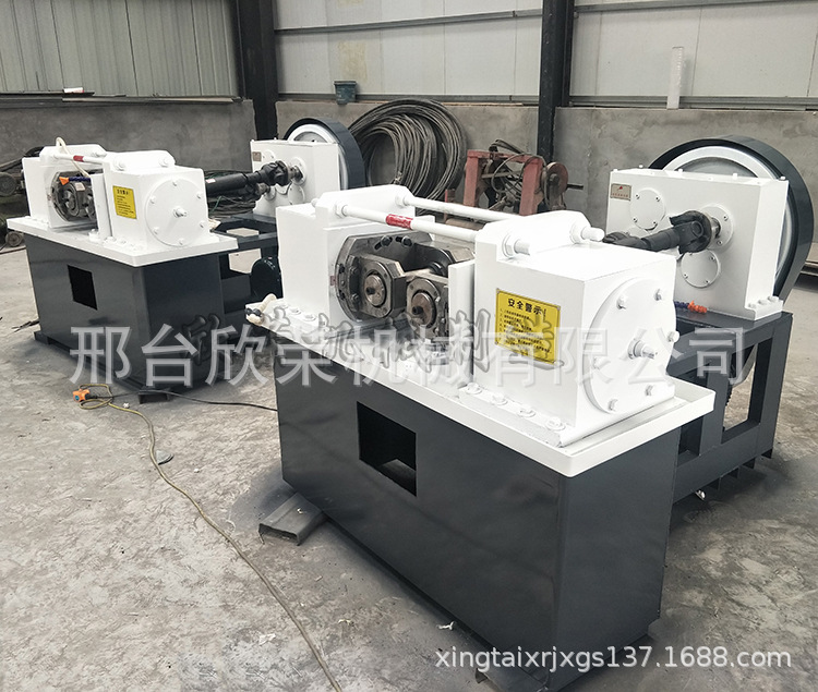 全自动液压滚丝机钢筋直纹螺纹网纹斜纹地脚螺栓丝杠机穿墙滚牙机