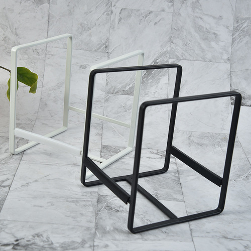 Simple and fresh kitchen plates, dinner plates, cutlery, dishes, drain storage rack, home finishing dish rack