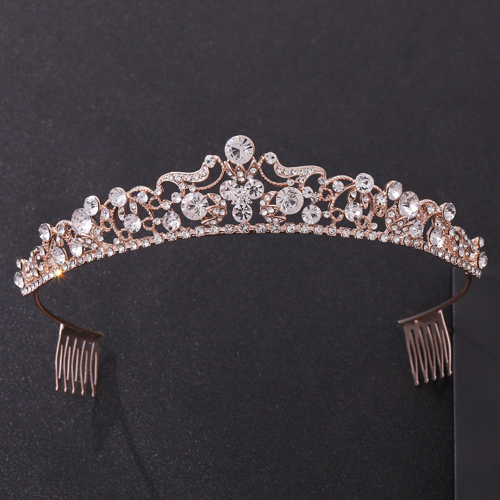 Elegant Crown Alloy Rhinestone Crown 1 Piece display picture 2