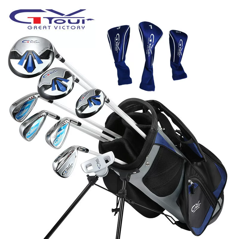 Клюшки для гольфа, мужские, тренировочные, для мальчиков и девочек, полный комплект, для начинающих, 3–12 лет
