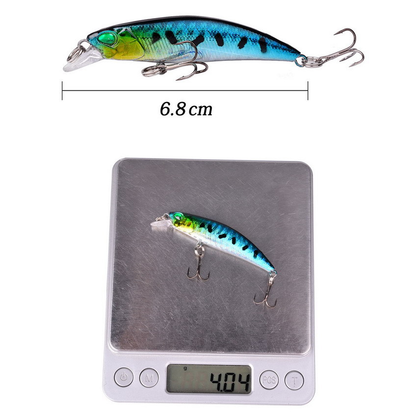 Sinking Minnow Lures Deep Diving Minnow Baits Hard Baits Bass Trout Fresh Water Fishing Lure