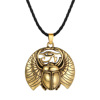 Cxwind retro Slav necklace Saint Beetle Golden Turtle Demon's Eye Pendant Necklace Side Jewelry