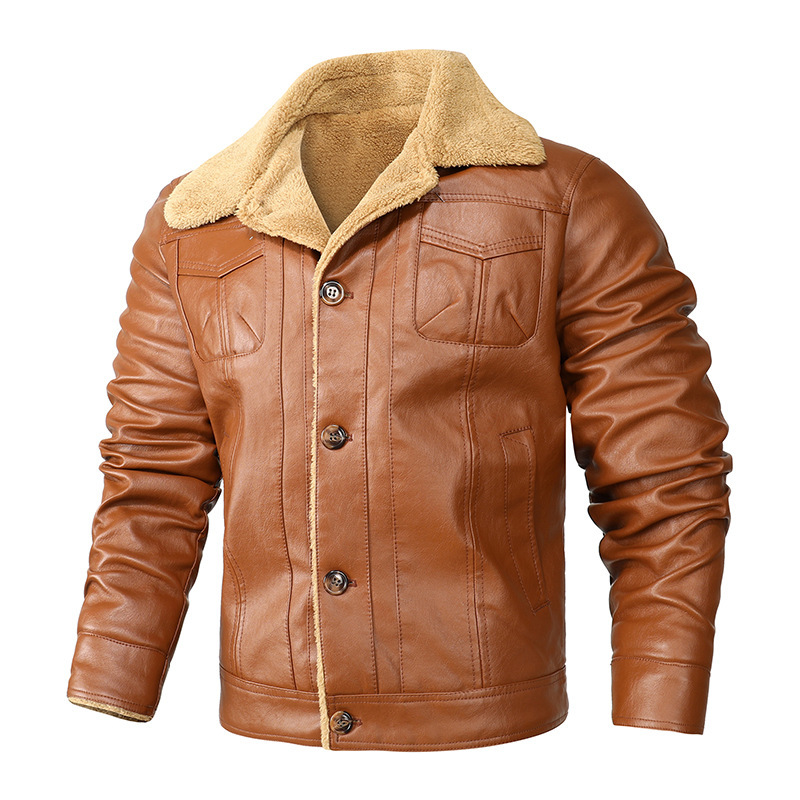 Veste en cuir homme - Ref 3443857 Image 8