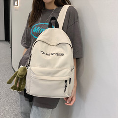 高中男女學生書包韓版初中生百搭簡約背包防水雙肩包2023新款批發