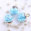 Nail sequins, glossy crystal, earrings handmade, materials set, handicrafts