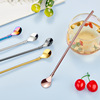 Metal straw stainless steel, coffee milk tea, mixing stick, wholesale