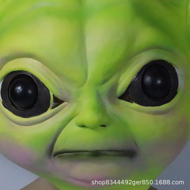 Yoda bebé máscara Cosplay Halloween látex sombrero mandalorian Star Wars máscara