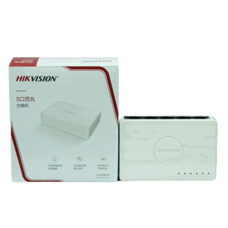 Касса пластиковая 海康威视 100M Ethernet настольный коммутатор DS-3E0105D-E