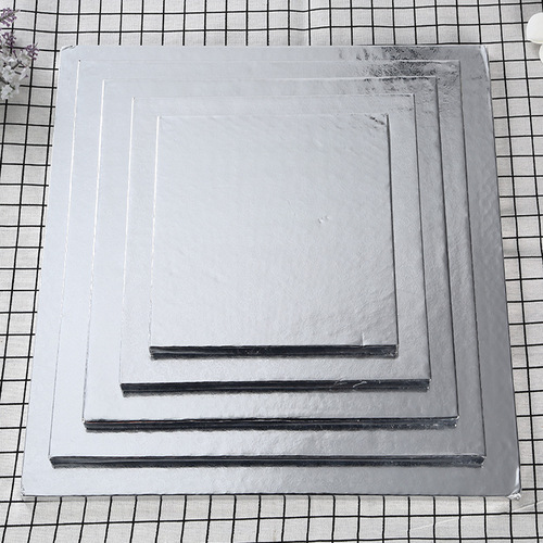 Factory wholesale disposable square honeycomb paper cake mat paper plate cake plate cake tableware