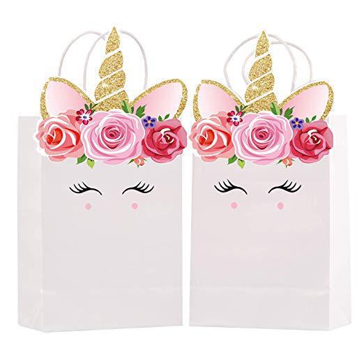 Big Eyes Gift Packaging Bag Unicorn Theme Party Gift Bag Kraft Paper Bag Gift Box Spot