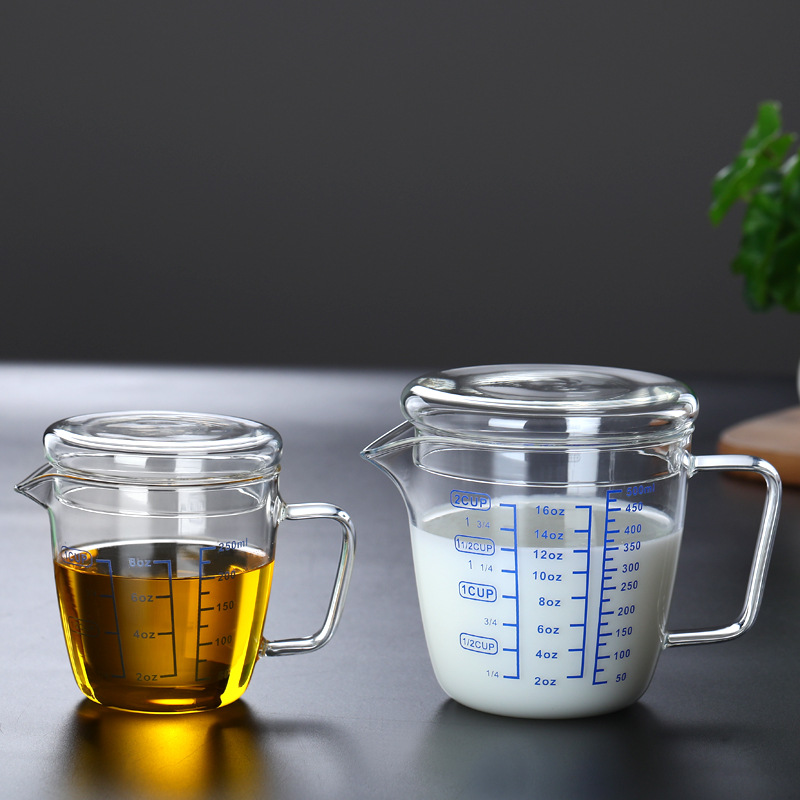 Pyrex Glass Graduate Scale Cup High temperature resistance glass Microwave Oven heating milk Glass Beaker
