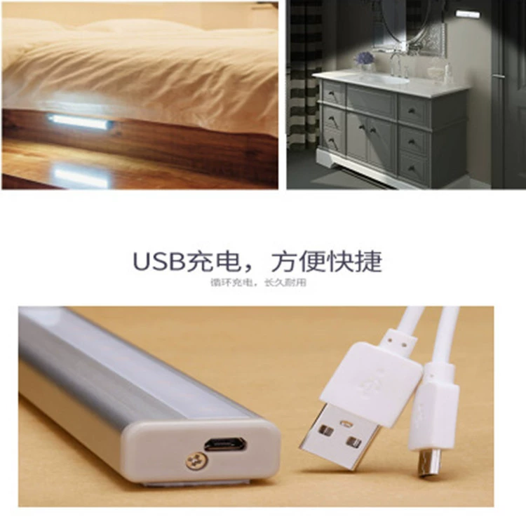 Physiological induction LED night light for wardrobe, smart creative interior lighting, (Cross-border trading), human sensor