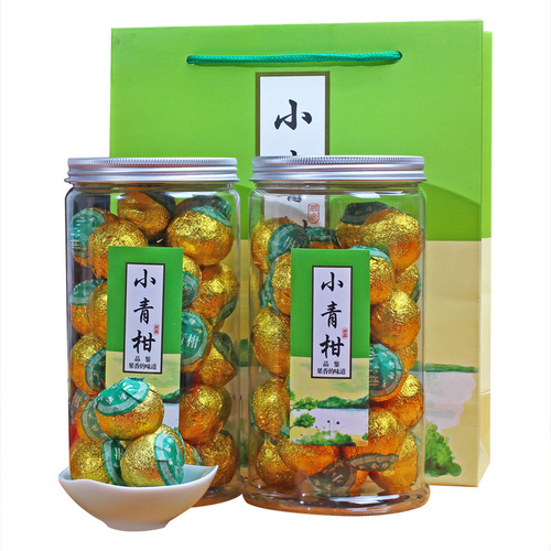 Xinhui small green tangerine, 8-year sun-dried tangerine peels tea, imperial Pu-erh tea, tangerine Pu-erh tea, 500g per piece, dropshipping