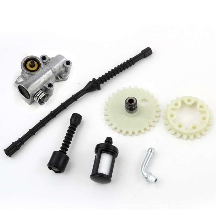 油锯MS038机油泵总成燃油机油管油滤链条伐木锯汽油锯伐木配件